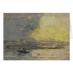 Eugene Boudin - Bord de mer, Port de Honfleur