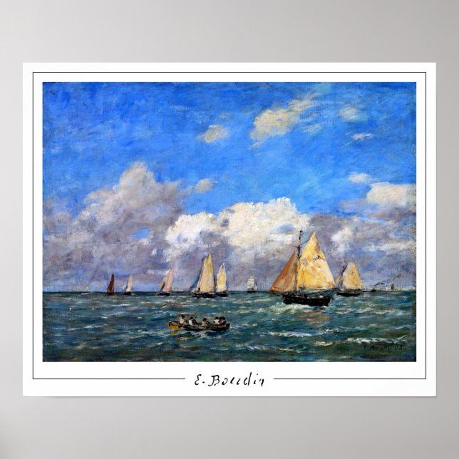 Eugène Boudin Zedign Affiche d'art #20 (Devant)