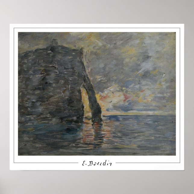 Eugène Boudin Zedign Affiche d'art #356-2 (Devant)