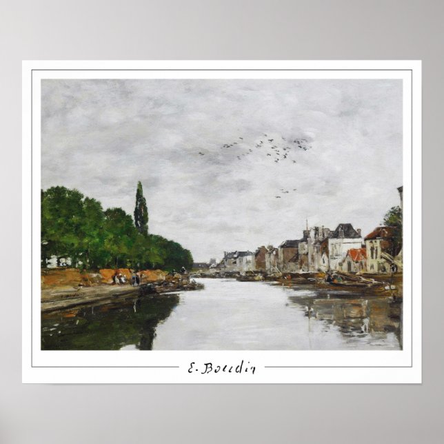 Eugène Boudin Zedign Affiche d'art #89-2 (Devant)