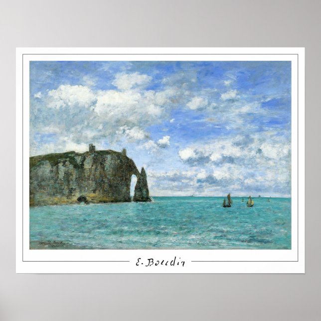 Eugène Boudin Zedign Art Poster #13 (Devant)