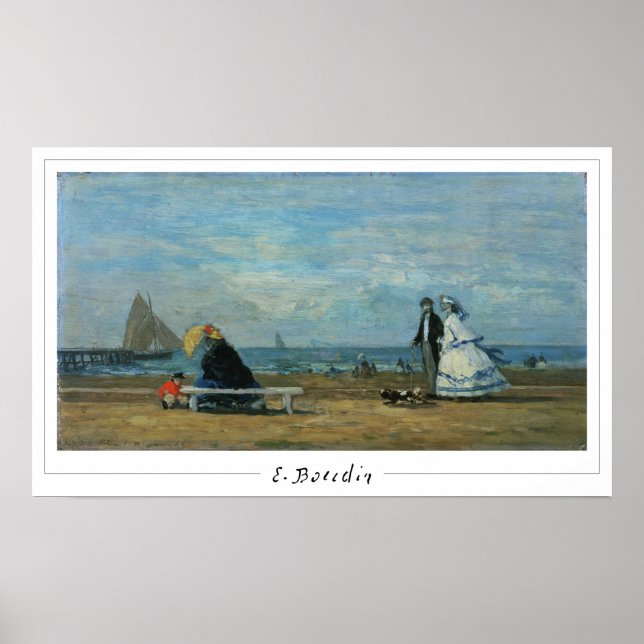 Eugène Boudin Zedign Art Poster #30 (Devant)