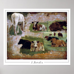 Eugène Boudin Zedign Art Poster #463