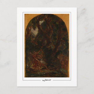 Eugène Delacroix #105 - Carte postale d'art fin