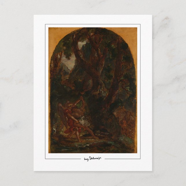 Eugène Delacroix #105 - Carte postale d'art fin (Devant)