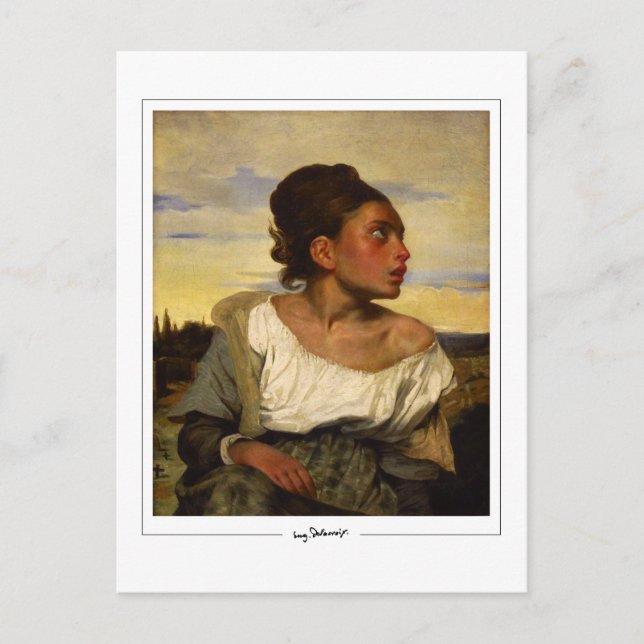 Eugène Delacroix #199 - Carte postale d'art (Devant)