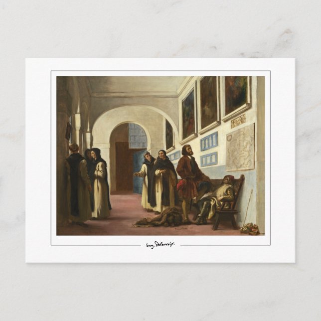 Eugène Delacroix #256 - Carte postale d'art fin (Devant)