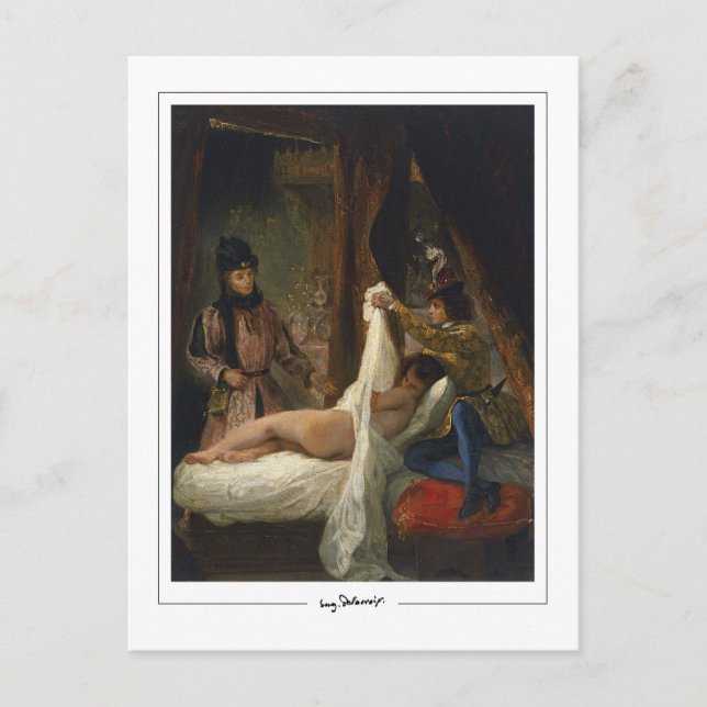 Eugène Delacroix #2 - Carte postale d'art (Devant)