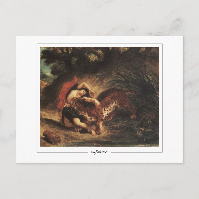 Eugène Delacroix #310 - Carte postale d'art (Devant)