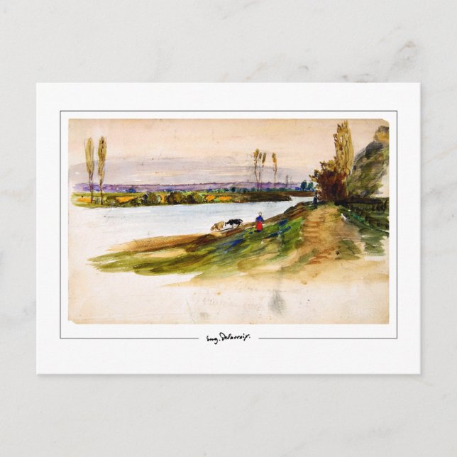 Eugène Delacroix #421 - Carte postale d'art (Devant)