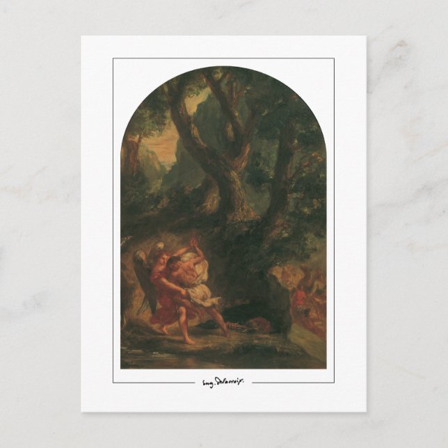 Eugène Delacroix #426 - Carte postale d'art (Devant)