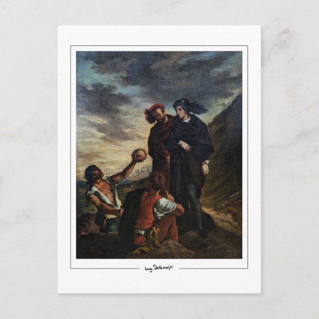 Eugène Delacroix #493 - Carte postale d'art fin (Devant)