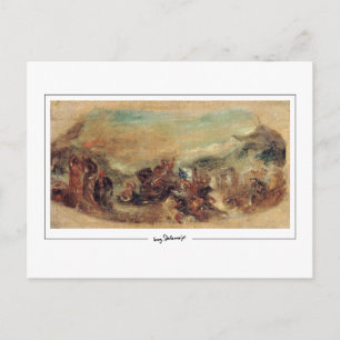 Eugène Delacroix #517 - Carte postale d'art fin