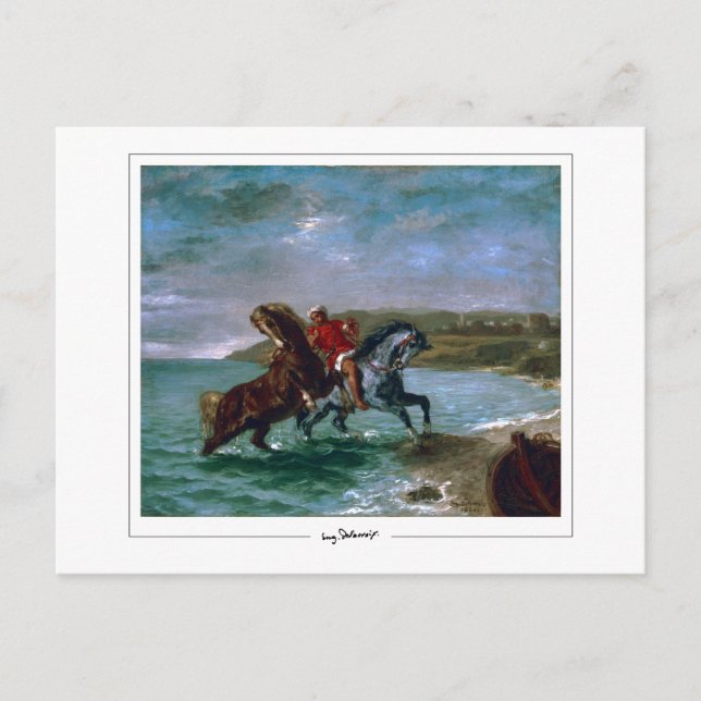 Eugène Delacroix #522 - Carte postale Art (Devant)