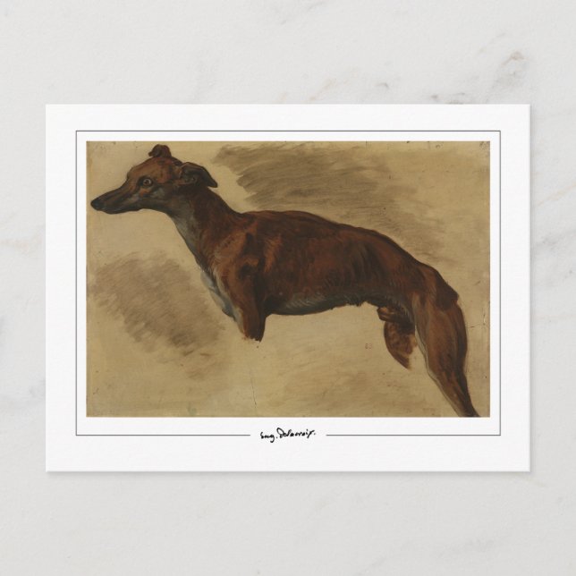 Eugène Delacroix #601 - Carte postale d'art fin (Devant)