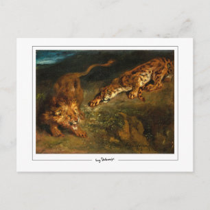 Eugène Delacroix #637 - Carte postale d'art fin