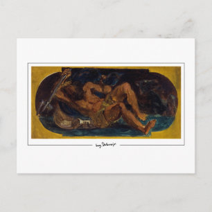 Eugène Delacroix #639 - Carte postale d'art fin