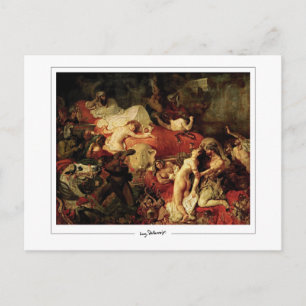 Eugène Delacroix #6 - Carte postale d'art fin
