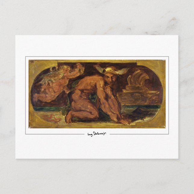 Eugène Delacroix #720 - Carte postale d'art (Devant)