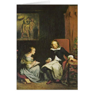 Eugene Delacroix : Milton a dicté à ses filles