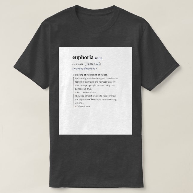 euphoria kendrick lamar TShirt (Design devant)