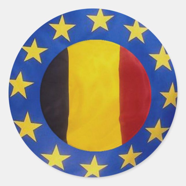 Euro 2008 - Belgique - Autocollant (Devant)