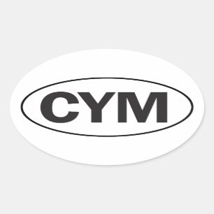 Euro autocollant ovale de voiture du Pays de