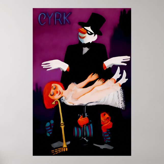 Euro Circ Magic act Promo Poster Print 1 (Devant)