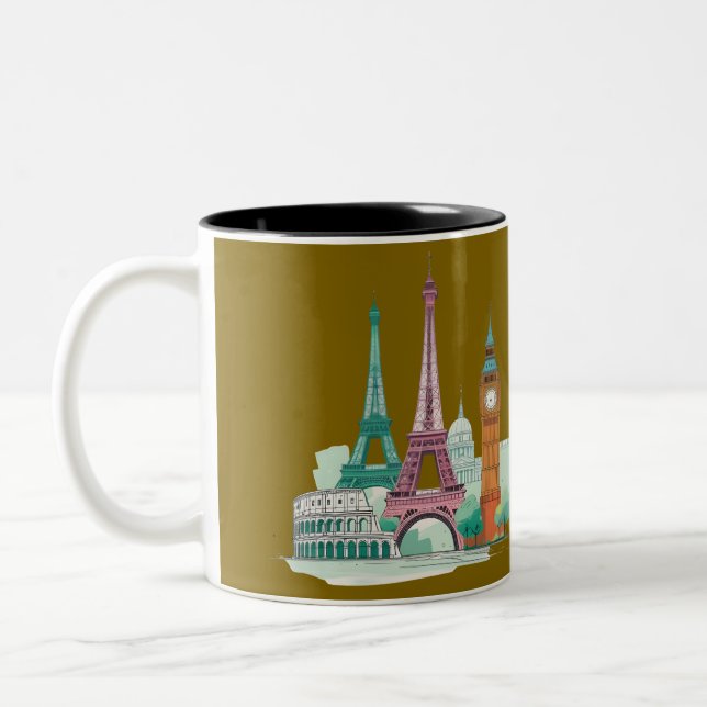 Europe emblématique : Panorama Mug (Gauche)