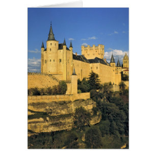 Europe, Espagne, Ségovie. L'imposant Alcazar,