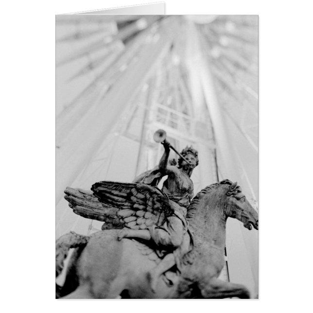 Europe, France, Paris. Statue et roue de Ferris, 2 (Devant)