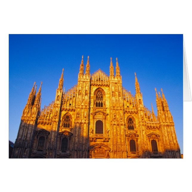 Europe, Italie, Milan, Cathédrale de Milan (Devant horizontal)