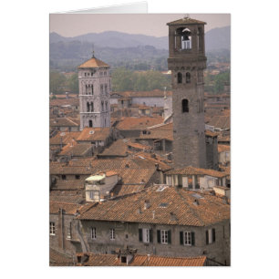 Europe, Italie, Toscane, Lucques, Panorama de la v