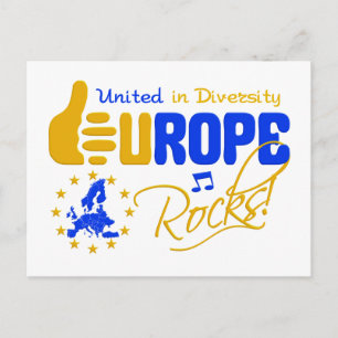 Europe Rocks ! carte postale