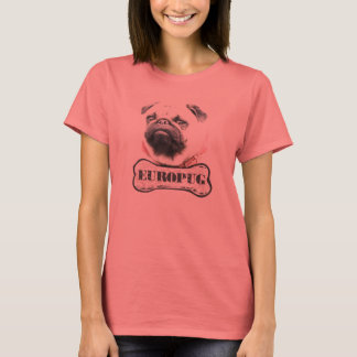 Europug Brutal Face Ladies Ringer T-Shirt