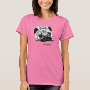 Europug The Sad Face Ladies Ringer T-Shirt