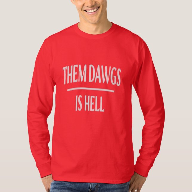EUX DAWGS EST UN T-shirt HELL (Devant)