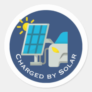 EV Chargé Par Des Stickers Solaires