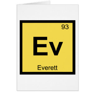 Ev - Everett Washington Chimie Tableau Périodique