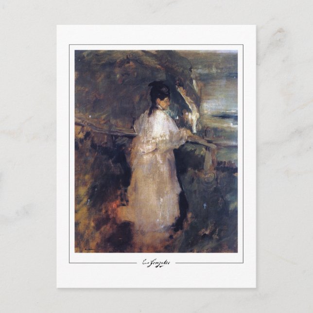 Eva Gonzalès #4 - Carte postale Art (Devant)