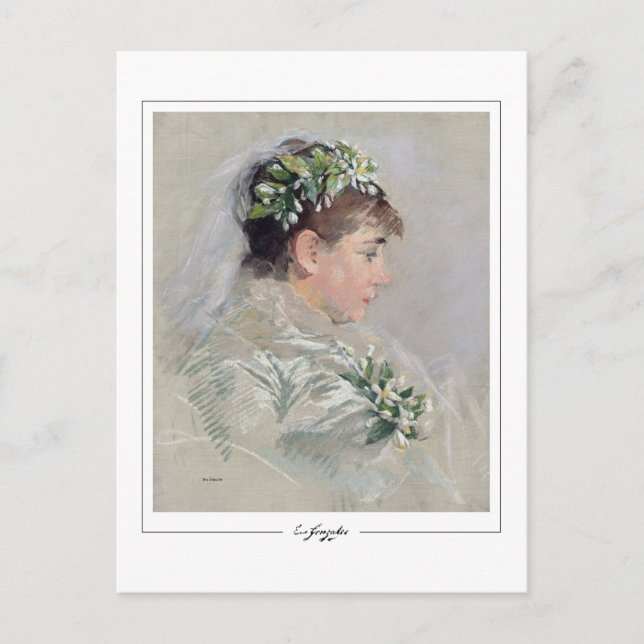 Eva Gonzalès #8 - Carte postale d'art fin (Devant)