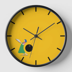 Évasion de la réalité Horloge murale