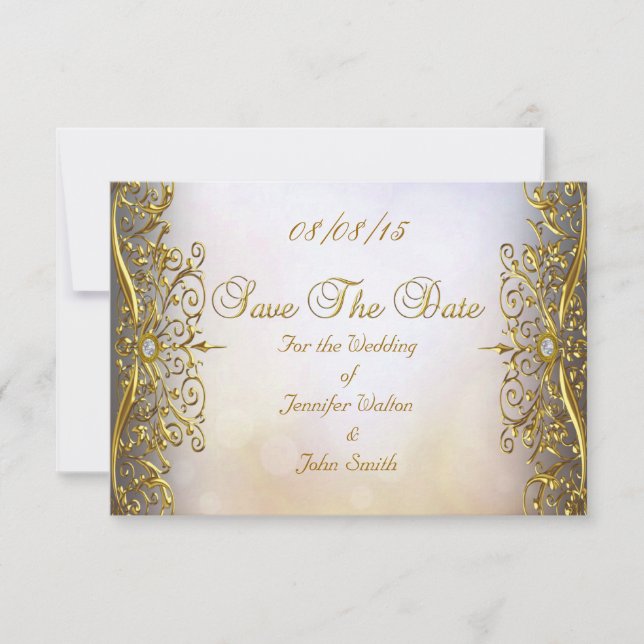 Événement à sauvegarder Invitation de mariage (Devant)