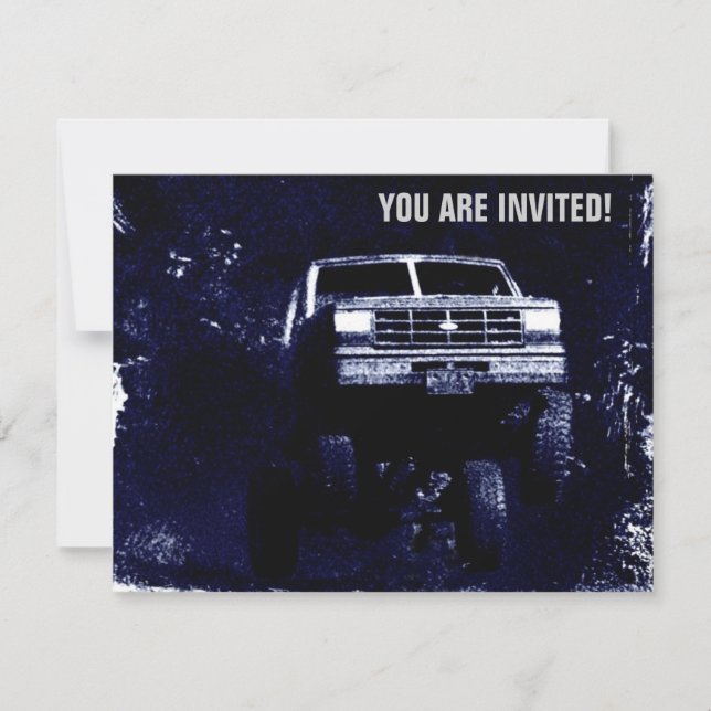 Événement de sports mécaniques ou invitation de (Devant)