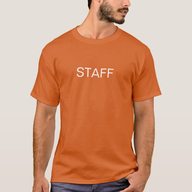 Événement du personnel professionnel T-shirt orang (Devant)