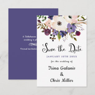 Événement mariage Floral Chic Enregistrer la date