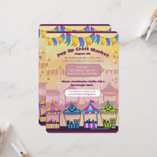 Événements de marché éphémère Flyers (sans IA)