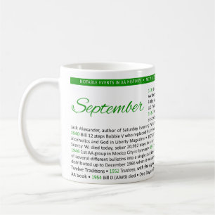 Événements importants dans la Mug d'histoire AA - 