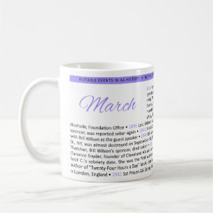 Événements marquants dans la Mug de l'histoire de