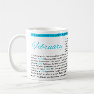 Événements marquants de l'histoire des AA - Mug de